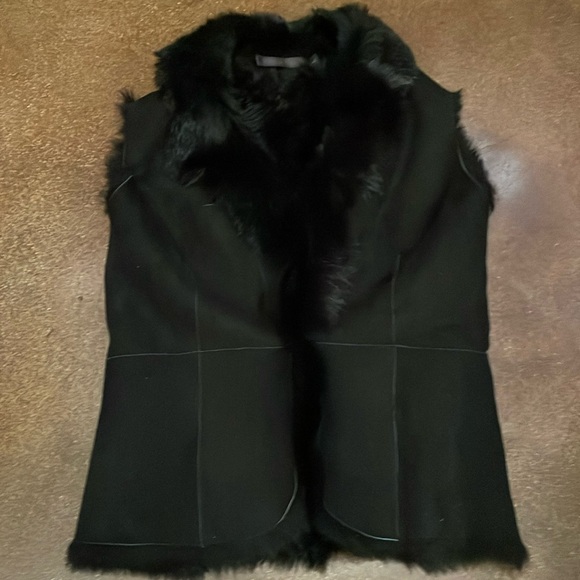 Cynthia Steffe Jackets & Blazers - Black Shearling Vest